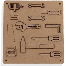 Resim Moon Beavers Boyanabilir Tamir Seti Ahşap Eğitici Oyun 