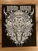 Resim StüdyoÜmitTişört Dimmu Borgir Eonian Back Patch Sırt Patch Peç Arma Ve Kot Yamaları 
