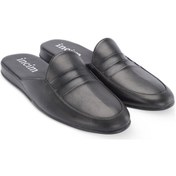 Resim Buzz Erkek Siyah Lüks Rahat Hafif Konforlu Misafir Ev Terlik Siyah 