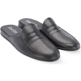 Resim Buzz Erkek Siyah Lüks Rahat Hafif Konforlu Misafir Ev Terlik Siyah 