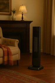 Resim homenter Voltomat 2000W Termostatlı Kule Tipi Seramik Fanlı Isıtıcı 