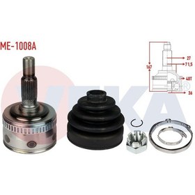 Resim Veka-me-1008a - Aks Kafası Sol-sag On Dıs Mercedes Vıto 638 1 