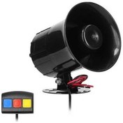 Resim Createtech 3 Tonlu Araba Kornası 110db Elektrikli Hoparlör Güvenlik Uyarı 12.0v Araba Tekne Kamyon İçin 