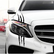 Resim Monster Pençe Sticker 30 Cm Siyah 