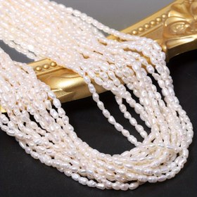 Resim 85 adet TTUIJI Doğal Tatlı Su Pirinç Boncuk Şeklinde İnci - 2-3mm Küçük Gevşek Tatlı Su İncileri Takı Yapımı, Zarif Bileklikler, Kolyeler & Küpeler, Anneler Günü Hediyesi, El Sanatları Malzemeleri, El İşi Boncukları, Şık Aksesuar, Yüksek Kaliteli İşçilik 