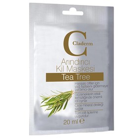 Resim Claderm Arındırıcı Kil Maskesi Tea Tree 20 ml 