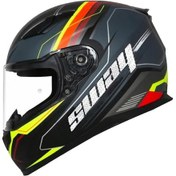 Resim Sway Sw816 Full Face Motosiklet Kaskı 64997 Titanyum 