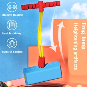 Resim Köpük Pogo Çubuğu - Eğlenceli ve Güvenli Atlama Oyuncağı, Her Sıçrayışta Squeak Sesleri Yapar, İç ve Dış Mekan Spor Hediyesi 