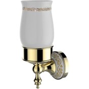 Resim Newarc Banyo Aksesuarları Pera Dıs Fırçalık Altın 648132 