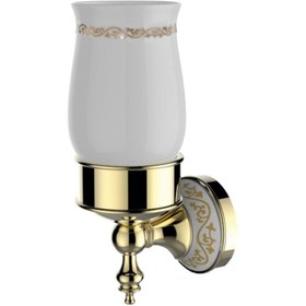 Resim Newarc Banyo Aksesuarları Pera Dıs Fırçalık Altın 648132 