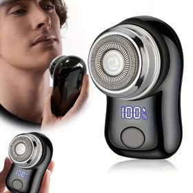 Resim FEIYBA Siyah USB Elektrikli Tıraş Makinesi Erkekler ve Kadınlar İçin - Taşınabilir 3 Hız Ayarlı 1 Tıklamayla Şarj Edilebilir Tıraş Makinesi, Kompakt Seyahat Kutusu, Pil ve 1 Saat Şarj, Ofis, İş Seyahati İçin İdeal, Ona Küçük Hediye, Mini Elektrikli Tıraş Makinesi, Ofis Bakımı, Şık Tasarım, Dayanıklı İnşaat 