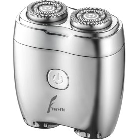 Resim Feyza Design Mini Taşınabilir Elektrikli Tam Vücut Tıraş Makinesi, Çift Kafa, Şarjlı 