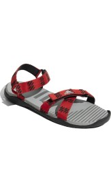 Resim adidas MOARY Erkek Sandalet GC0767 Kırmızı Düz Desenli 44,5 Numaralı Rahat Kullanım İçin Tasarlandı 