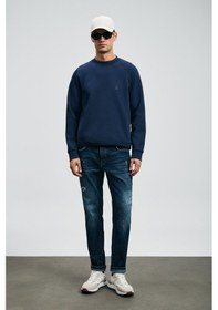 Resim Lufian Erkek Edgar Spor Slim Fit Jean Pantolon 112200229 Mavi Mavi 