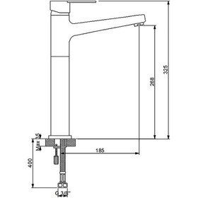 Resim Newarc Domino Çanak Tipi Lavabo Bataryası Krom 971001 