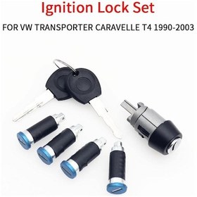 Resim Vw Caravelle T4 1990-2003 Taşıyıcı Kontak Anahtarı Ve Kapı Kilidi Varil Seti Ve 2 Tuşları İçin 
