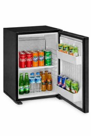 Resim ISM Şarap ve İçecek Soğutucu 40 Litre - Sessiz Siyah Mini Buzdolabı Otel Tipi Minibar 