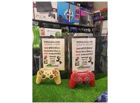 Resim SONY Süper Mariolu Ps3 Slim Kasa 500 GB 200 Oyunlu 2 Kollu Yenilenmiş Garantili 