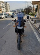 Resim Motocam Kawasaki Kle 500 Siperlik Ön Cam 2005-2008 Model 58cm Füme Renkli 4mm Uzun Cam 