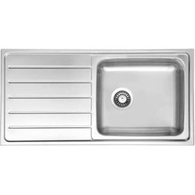 Resim Ukinox Hs 100 Düz Sol Damlalıklı Eviye 