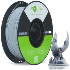 Resim Creality Soleyin Ultra Pla Mat Gri Filament 1.75mm 1kg 