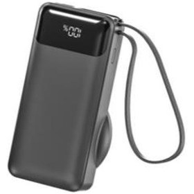 Resim S-link G360 10000mah Pd35w+magsafe 15w Type-c Kablolu Siyah Lcd Taşınabilir Powerbank Siyah 