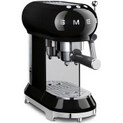 Resim Smeg Siyah Espresso Kahve Makinesi ECF01BLEU 