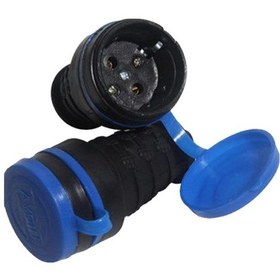 Resim Monofaze Kauçuk Dişi Fiş 16a 250v 