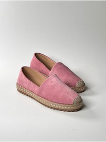 Resim futsi shoes Hakiki Deri Süet Kadın Espadril Ayakkabı 
