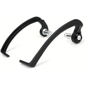 Resim Hightower 2 Adet Evrensel 7/8'' 22mm Motor Tutacakları Koruyucu Siyah Motosiklet El Koruma 