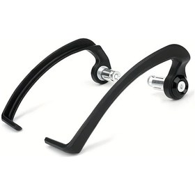 Resim Hightower 2 Adet Evrensel 7/8'' 22mm Motor Tutacakları Koruyucu Siyah Motosiklet El Koruma 