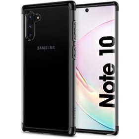 Resim Spigen Galaxy Note 10 ile Uyumlu Kılıf Neo Hybrid NC Black 