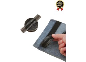 Resim Dayanıklı Polyester Esnek Kendinden Yapışkanlı Pantolon Kumaş Kıvırma Yapıştırma Bandı Şeridi-3 Adet 