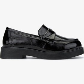 Resim Valmenti Kadın . Siyah Rugan Loafer Ayakkabı 1054 02 Bn Ayk Sk24-25 Sıyah Rgn SIYAH RUGAN 