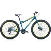Resim Carraro Buffalo MD 26" Jant 21 Vites Dağ Bisikleti 2019 Mat Mavi - Sarı 