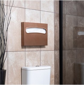 Resim ARGESAN Paslanmaz Çelik Klozet Kapak Örtüsü Dağıtıcısı-klozet Kapak Kağıdı Dispenseri 