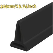 Resim Dashanshop 78.74 İnch Katlanır Banyo Bariyeri Islak Kuru Bölme Duş Eşiği 