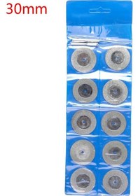Resim Dremel ve Döner Cihazlar Için 30Mm Dairesel Kesme Elmas Disk 