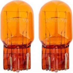 Resim T20 7343 Halojen Ampul Turuncu 2Adet 