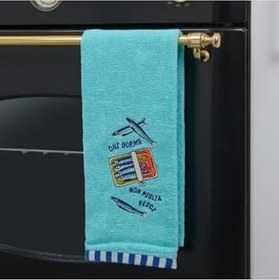 Resim Soft Ikan Mutfak Havlusu - Mavi - 40X66 Cm 