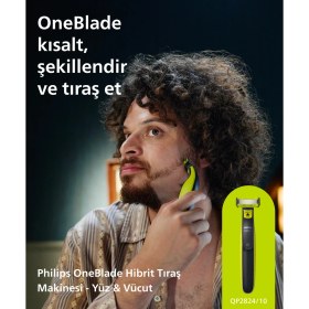 Resim Sarı Oneblade Yüz ve Vücut Şekillendirme Çok Fonksiyonlu Elektrikli Aleti 