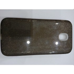 Resim Samsung Uyumlu J5 Pro J530 Simli Kenarları Taşlı Silikon Kılıf Siyah 