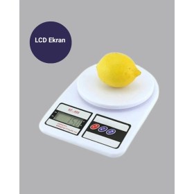 Resim Belle Fusion Mey Ithalat® LCD Ekranlı Hassas Dijital Mutfak Terazisi - 5kg Kapasite, 1g Hassasiyet 