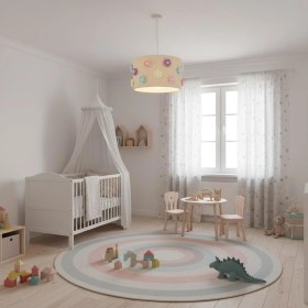 Resim Elizim Home Lighting Makrome Papatya Renkli Sarkıt Çocuk Avize 
