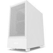 Resim Nzxt H5 Flow CC-H51FW-01 2x120MM Mesh Temperli Cam Usb Type-C E-atx Mid-Tower Beyaz Oyuncu Kasası Nzxt