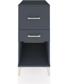 Resim Kronos Komodin 2 Çekmeceli 44x59x96 Antrasit-antrasit Antrasit 