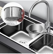 Resim Periboia Kuğu Tasarımlı Paslanmaz Lavabo Drenaj Sepeti 