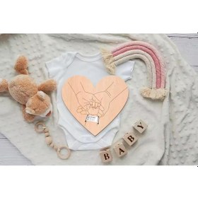 Resim Bebek Hediyelik Yenidoğan Bileklik Hatırası Kalpli 