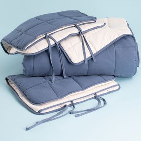 Resim Othello Classico Egeo Life Yorgan 220x240cm+Yastık Alezi Denim 