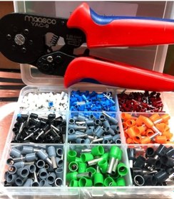 Resim Maasco 1100 Adet Kablo Pabucu Yüksük Seti + Yac-9 Sıkma Pensesi 